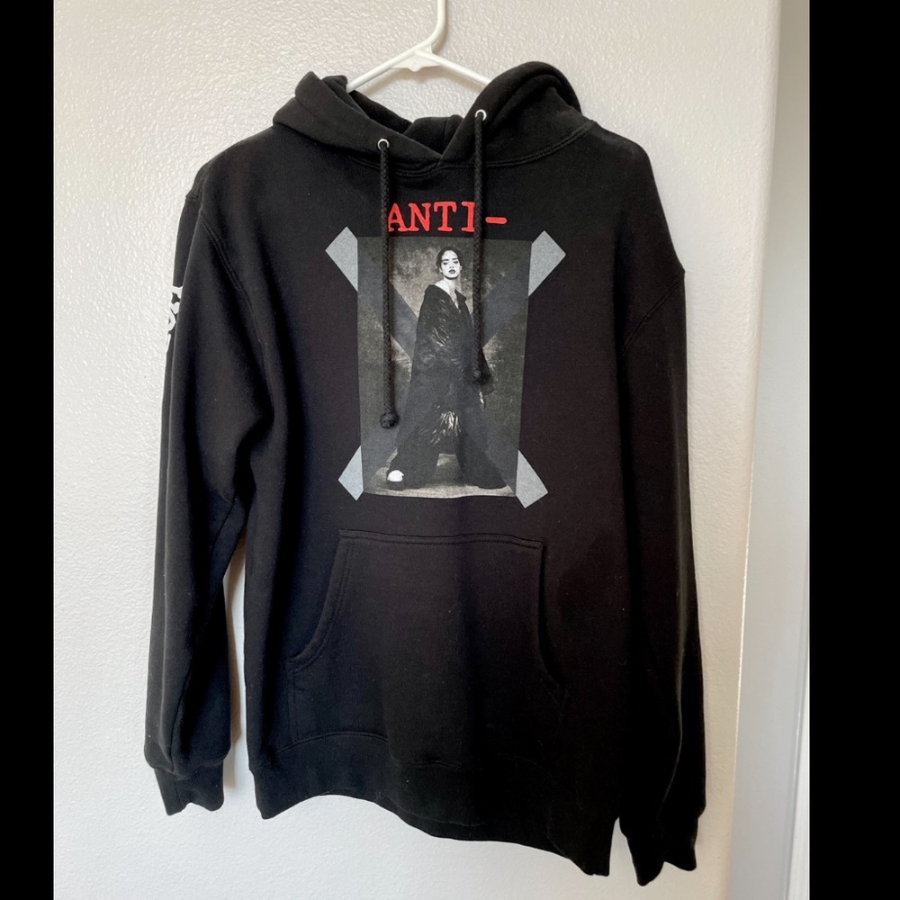 Official Rihanna Anti Tour Black Hoodie